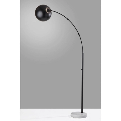 Astoria Arc Lamp Black - Adesso 4 Astoria Arc Lamp Black - Adesso - Image 2