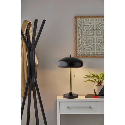 Cap Table Lamp Black - Adesso 4 Cap Table Lamp Black - Adesso - Image 2