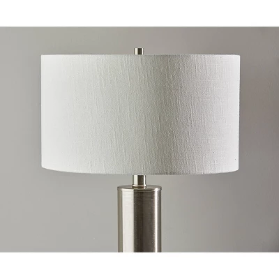 Ezra Table Lamp Silver - Adesso 4 Ezra Table Lamp Silver - Adesso - Image 2
