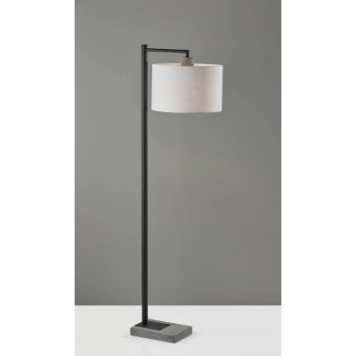 Devin Floor Lamp Black - Adesso 3 Devin Floor Lamp Black - Adesso