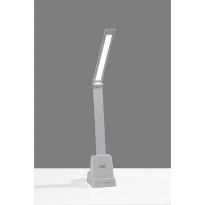Cody LED Wireless Charging Desk Lamp With Smart Switch (Includes LED Light Bulb) Matte White - Adesso 6 Cody LED Wireless Charging Desk Lamp With Smart Switch (Includes LED Light Bulb) Matte White - Adesso - Image 4