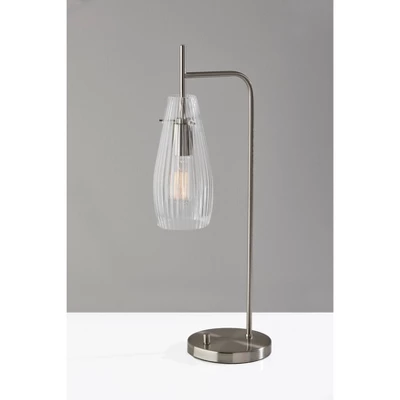 Layla Desk Lamp Brushed Steel - Adesso 8 Layla Desk Lamp Brushed Steel - Adesso - Image 6