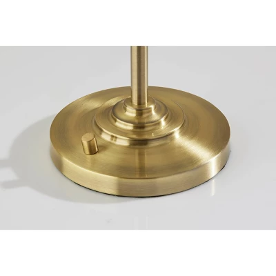 Bradford Desk Lamp (Includes Light Bulb) Antique Brass - Adesso 9 Bradford Desk Lamp (Includes Light Bulb) Antique Brass - Adesso - Image 7