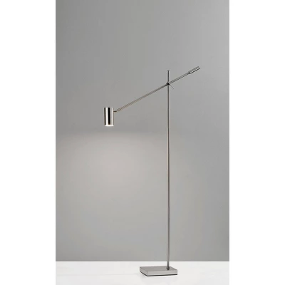 58" X 63" 3-way Collette Floor Lamp (Includes LED Light Bulb) Steel - Adesso 4 58" X 63" 3-way Collette Floor Lamp (Includes LED Light Bulb) Steel - Adesso - Image 2
