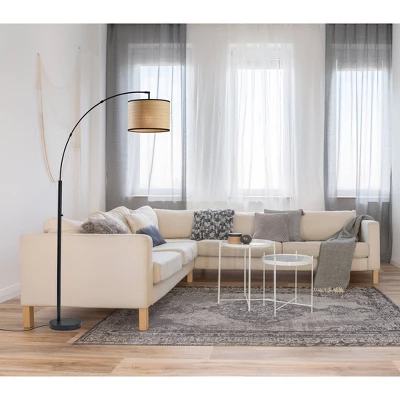 Bowery Arc Lamp Black - Adesso 3 Bowery Arc Lamp Black - Adesso