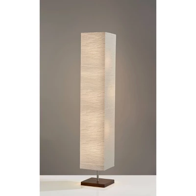 Dune Floorchiere Walnut/Brushed Steel - Adesso 3 Dune Floorchiere Walnut/Brushed Steel - Adesso