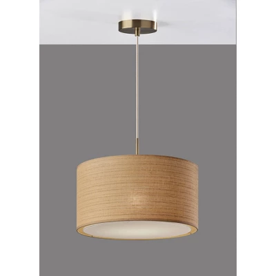 Harvest Large Pendant Antique Brass - Adesso 4 Harvest Large Pendant Antique Brass - Adesso - Image 2