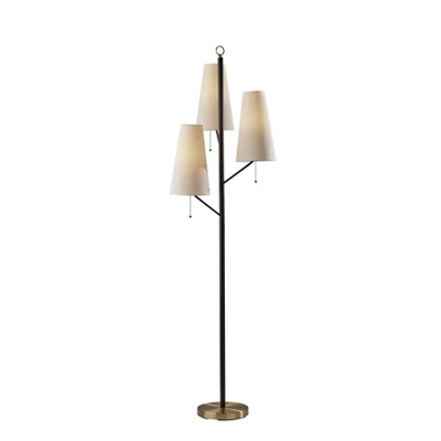 Daniel Floor Lamp Black - Adesso 3 Daniel Floor Lamp Black - Adesso