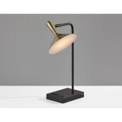 Lucas Desk Lamp (Includes LED Light Bulb) Black - Adesso 13 Lucas Desk Lamp (Includes LED Light Bulb) Black - Adesso -Adesso GUEST a126ddc4 d507 4b4d ab0d e840dffd8e9c