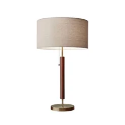26.25" Hamilton Table Lamp Walnut - Adesso 7 26.25" Hamilton Table Lamp Walnut - Adesso -Adesso GUEST a1c995c1 1c86 4188 8100 7b7650b56d4d