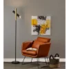 LED Vega Torchiere Black/Brass (Includes LED Light Bulb) - Adesso 2 LED Vega Torchiere Black/Brass (Includes LED Light Bulb) - Adesso -Adesso GUEST a1dd002a b4b2 44ab b42f c308ab6e7000