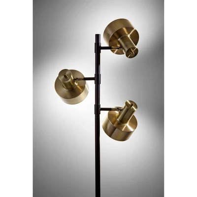 66.5" Clayton Tree Lamp Matte Black - Adesso 6 66.5" Clayton Tree Lamp Matte Black - Adesso - Image 4