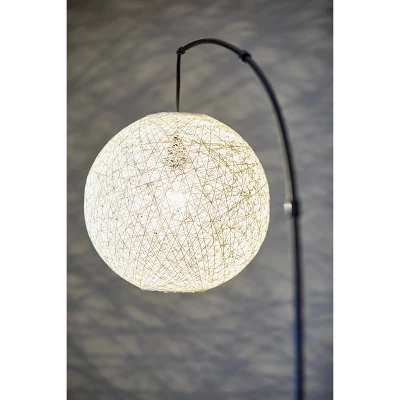 Havana Arc Lamp Natural/Bronze - Adesso 8 Havana Arc Lamp Natural/Bronze - Adesso - Image 6