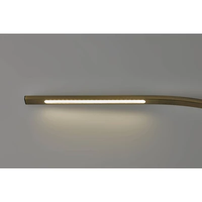 Sonic Arc Floor Lamp With Smart Switch Antique Brass (Includes LED Light Bulb) - Adesso 5 Sonic Arc Floor Lamp With Smart Switch Antique Brass (Includes LED Light Bulb) - Adesso - Image 3
