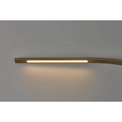 Sonic Arc Floor Lamp With Smart Switch Antique Brass (Includes LED Light Bulb) - Adesso 6 Sonic Arc Floor Lamp With Smart Switch Antique Brass (Includes LED Light Bulb) - Adesso - Image 4