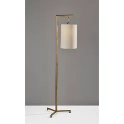 Reggie Floor Lamp Antique Brass - Adesso -Adesso GUEST a8138683 a36e 4bc3 81cc f9dfbc844b49
