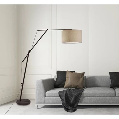 83" Broome Arc Lamp Black - Adesso 6 83" Broome Arc Lamp Black - Adesso - Image 4