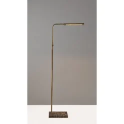 Reader Floor Lamp (Includes LED Light Bulb) Antique Brass - Adesso 7 Reader Floor Lamp (Includes LED Light Bulb) Antique Brass - Adesso -Adesso GUEST af6d55e3 4a3f 45f8 a8b3 25cbe17da978