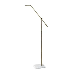 LED Vera Floor Lamp Antique Brass (Includes LED Light Bulb) - Adesso 11 LED Vera Floor Lamp Antique Brass (Includes LED Light Bulb) - Adesso -Adesso GUEST b2d2185c d09c 4474 bc53 5e55dda152fa