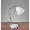 16" X 21" Chelsea Desk Lamp White - Adesso 1 16" X 21" Chelsea Desk Lamp White - Adesso -Adesso GUEST b34ece85 1e73 40c4 aed7 47d0b271f615