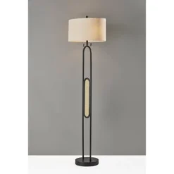 Levy Floor Lamp Black - Adesso 12 Levy Floor Lamp Black - Adesso -Adesso GUEST b3bd5979 4c32 4e7d 8624 d1fd5a412128