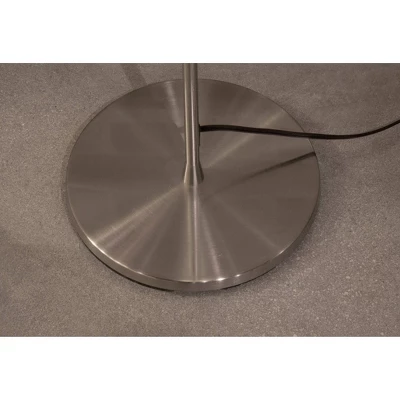 71" Harper Floor Lamp Silver - Adesso 4 71" Harper Floor Lamp Silver - Adesso - Image 2