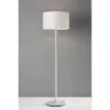 60" Oslo Collection Floor Lamp White - Adesso 1 60" Oslo Collection Floor Lamp White - Adesso -Adesso GUEST b5e9de47 f069 458b bec2 73803063f0be