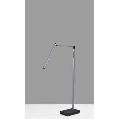 Lennox Floor Lamp (Includes LED Light Bulb) Black - Adesso 7 Lennox Floor Lamp (Includes LED Light Bulb) Black - Adesso - Image 5