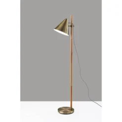 Bryn Floor Lamp Natural Rubberwood Antique Brass - Adesso 13 Bryn Floor Lamp Natural Rubberwood Antique Brass - Adesso -Adesso GUEST b6ceb09f d471 4482 b8e0 925716bb8d9d