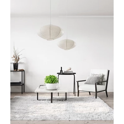 Alana Pendant Off White - Adesso 3 Alana Pendant Off White - Adesso