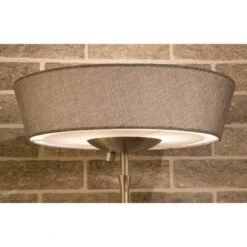 71" Harper Floor Lamp Silver - Adesso