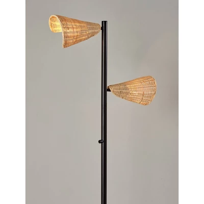 Cove Tree Lamp Black - Adesso 5 Cove Tree Lamp Black - Adesso - Image 3