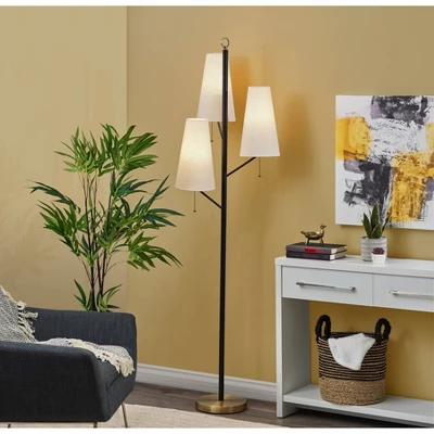 Daniel Floor Lamp Black - Adesso 6 Daniel Floor Lamp Black - Adesso - Image 4