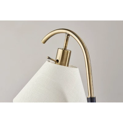 Jerome Table Lamp Black/Antique Brass - Adesso 7 Jerome Table Lamp Black/Antique Brass - Adesso - Image 5