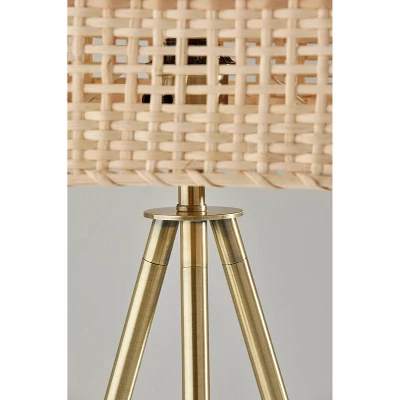 Bondi Table Lamp Antique Brass - Adesso 3 Bondi Table Lamp Antique Brass - Adesso