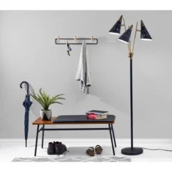 66" Nadine 3-Arm Floor Lamp Black - Adesso 11 66" Nadine 3-Arm Floor Lamp Black - Adesso -Adesso GUEST bdff81b5 6a7d 4384 a67e 72ca06fd8199
