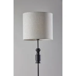Elton Rubber Wood Floor Lamp Black - Adesso 10 Elton Rubber Wood Floor Lamp Black - Adesso -Adesso GUEST be316c70 78a2 48c2 8e09 d54624fddc0b