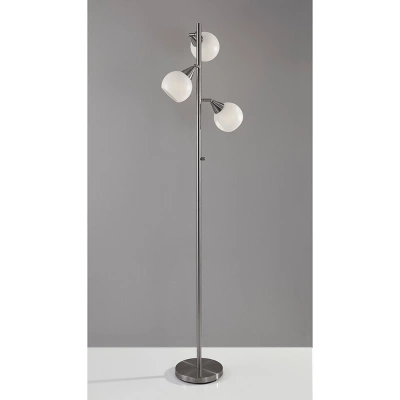 71" Phillip Tree Lamp Steel - Adesso 4 71" Phillip Tree Lamp Steel - Adesso - Image 2