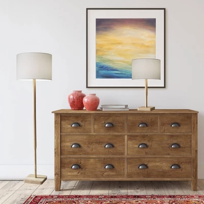 Ellis Floor Lamp Natural/Brown - Adesso 4 Ellis Floor Lamp Natural/Brown - Adesso - Image 2
