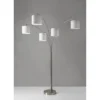 82" Trinity 5-Arm Arc Lamp Steel - Adesso 2 82" Trinity 5-Arm Arc Lamp Steel - Adesso -Adesso GUEST c27b2393 3300 4164 a779 48eba6f499e7