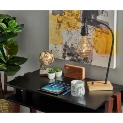 Wren Table Lamp Black (Includes Light Bulb) - Adesso