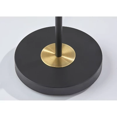 LED Vega Torchiere Black/Brass (Includes LED Light Bulb) - Adesso 10 LED Vega Torchiere Black/Brass (Includes LED Light Bulb) - Adesso - Image 8