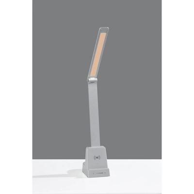 Cody LED Wireless Charging Desk Lamp With Smart Switch (Includes LED Light Bulb) Matte White - Adesso 8 Cody LED Wireless Charging Desk Lamp With Smart Switch (Includes LED Light Bulb) Matte White - Adesso - Image 6