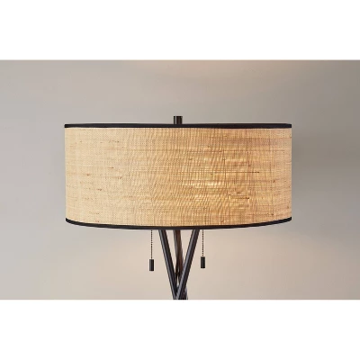Bushwick Floor Lamp Black - Adesso 4 Bushwick Floor Lamp Black - Adesso - Image 2