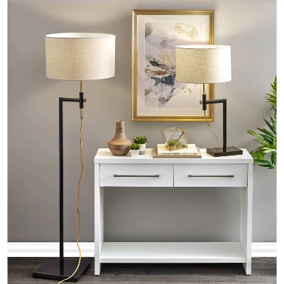 Winthrop Floor Lamp Bronze - Adesso 4 Winthrop Floor Lamp Bronze - Adesso - Image 2