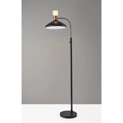 Patrick Floor Lamp Black - Adesso 3 Patrick Floor Lamp Black - Adesso