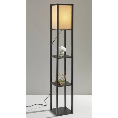 63" Wright Shelf Floor Lamp - Adesso 4 63" Wright Shelf Floor Lamp - Adesso - Image 2