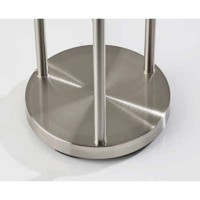 Bianca Shelf Floor Lamp Brushed Steel - Adesso 7 Bianca Shelf Floor Lamp Brushed Steel - Adesso - Image 5
