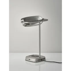 Radley Charge Table Lamp With Smart Switch Silver (Includes LED Light Bulb) - Adesso 10 Radley Charge Table Lamp With Smart Switch Silver (Includes LED Light Bulb) - Adesso -Adesso GUEST cd26d6cc cfae 4ac0 b458 9d138ec07f54