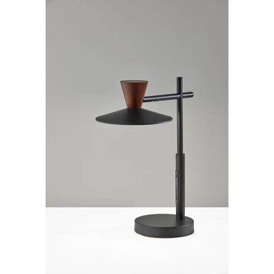 Elmore Table Lamp With Smart Switch Black (Includes LED Light Bulb) - Adesso 3 Elmore Table Lamp With Smart Switch Black (Includes LED Light Bulb) - Adesso